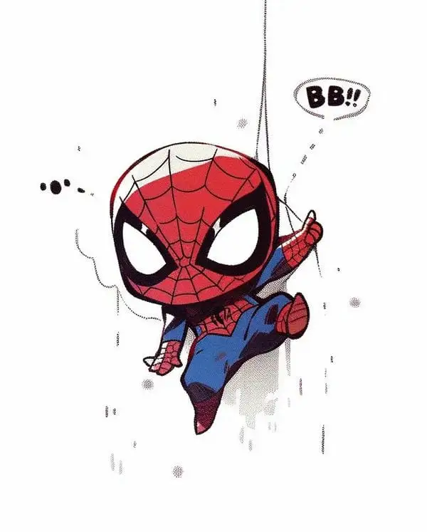 spiderman chibi cute ngầu