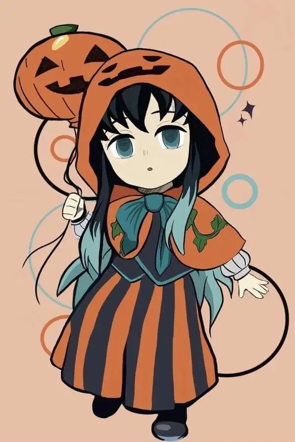 muichiro halloween chibi cute