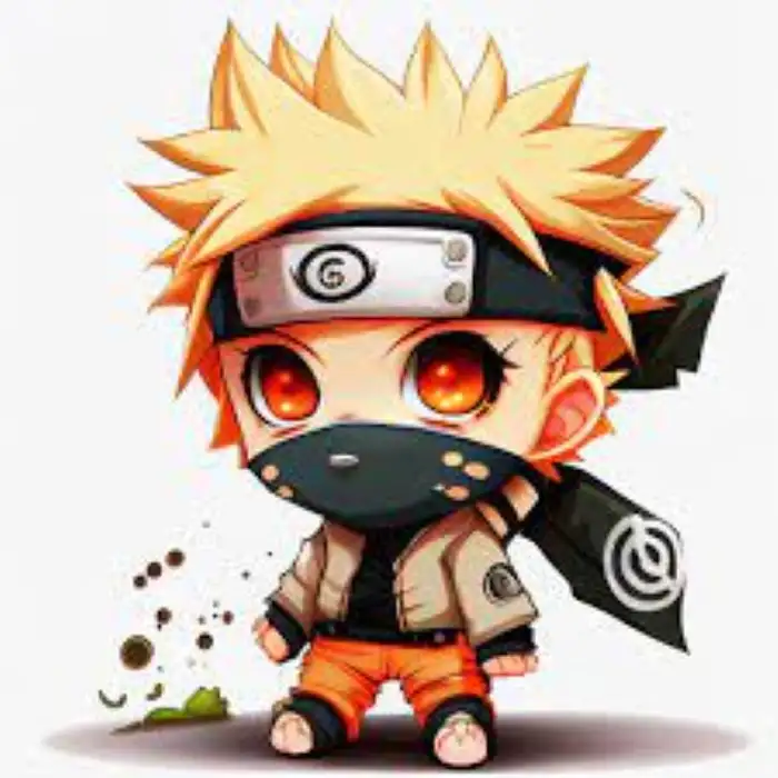 hình ảnh naruto bịt mặt chibi