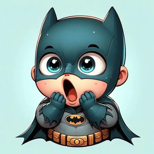 ảnh batman bất ngờ chibi