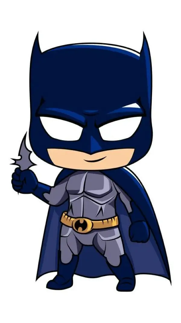 batman chibi cầm tiêu