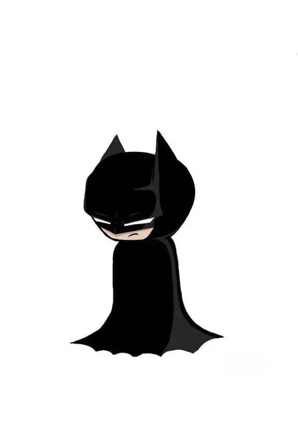 ảnh batman chibi buồn