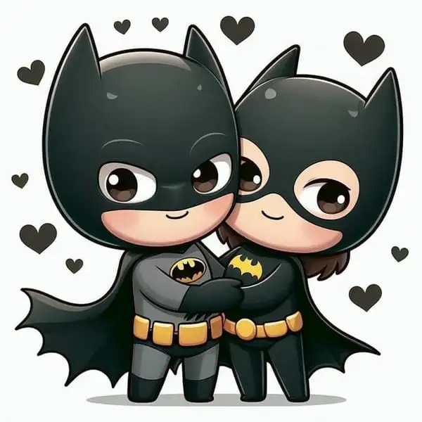 batman chibi đang yêu