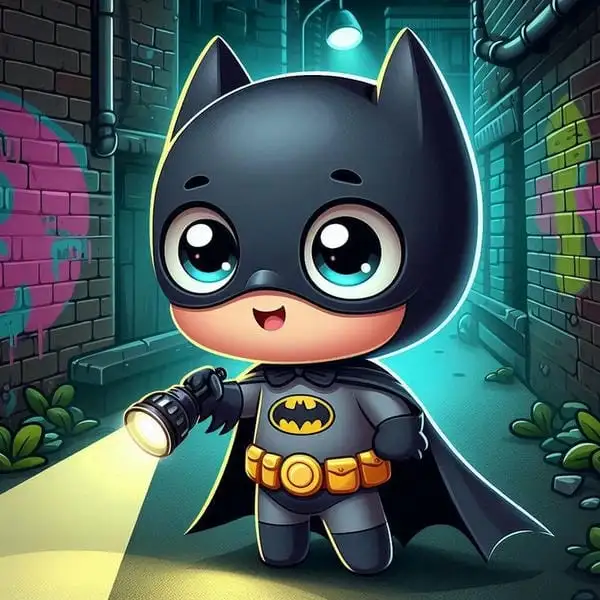 hình batman chibi