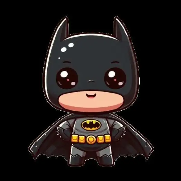 batman chibi mắt long lanh