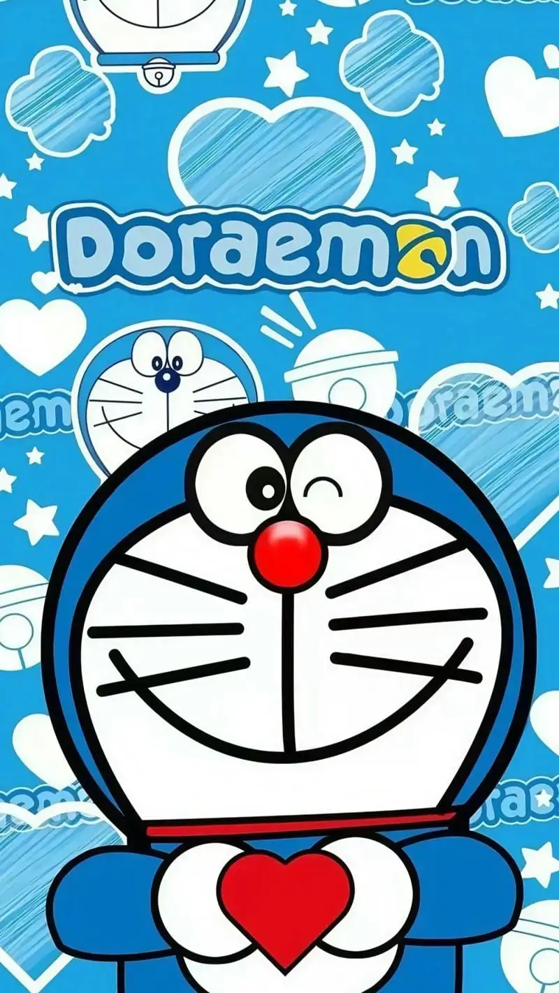 hình nền điện thoại doraemon nháy mắt