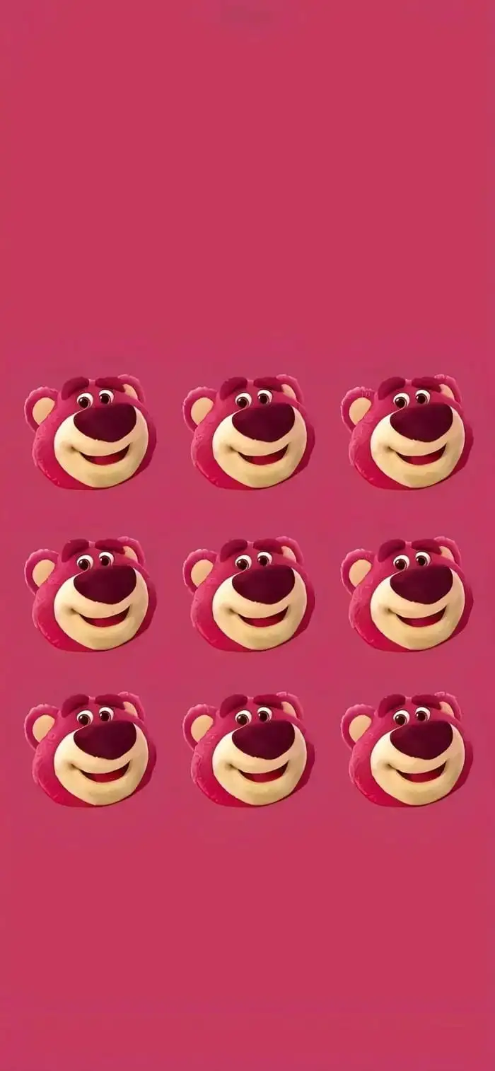 cute hình nền điện thoại gấu lotso xếp thành hàng