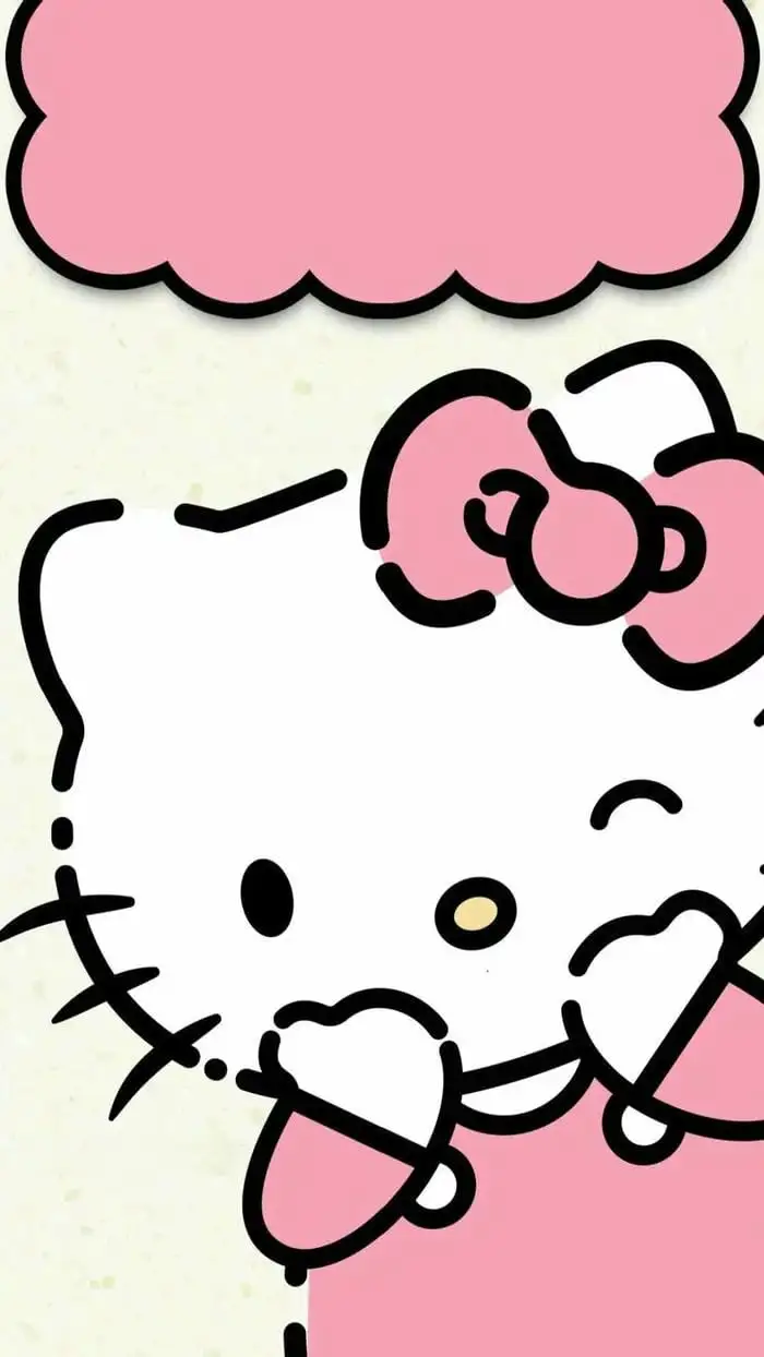 hình nền điện thoại hello kitty cute đáng yêu