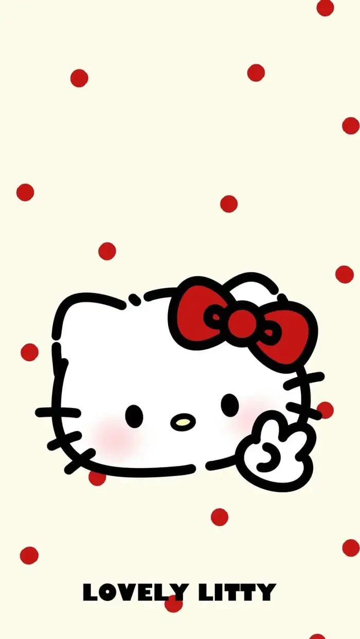 ảnh nền hello kitty hi cho điện thoại 