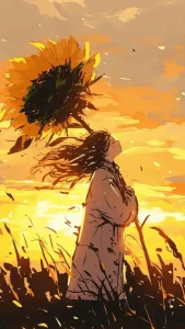 hình nền hoa hướng dương cho điện thoại