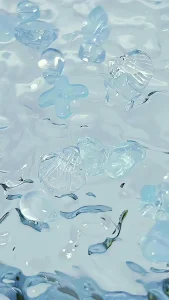 hình nền điện thoại các khối màu xanh dương cute