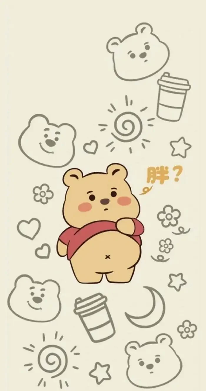 hình nền gấu pooh cho điện thoại