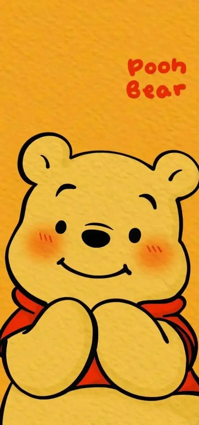 hình nền gấu pooh ngại đỏ má