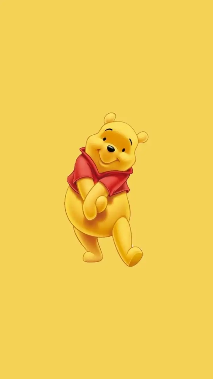 hình nền gấu pooh ngại ngùng