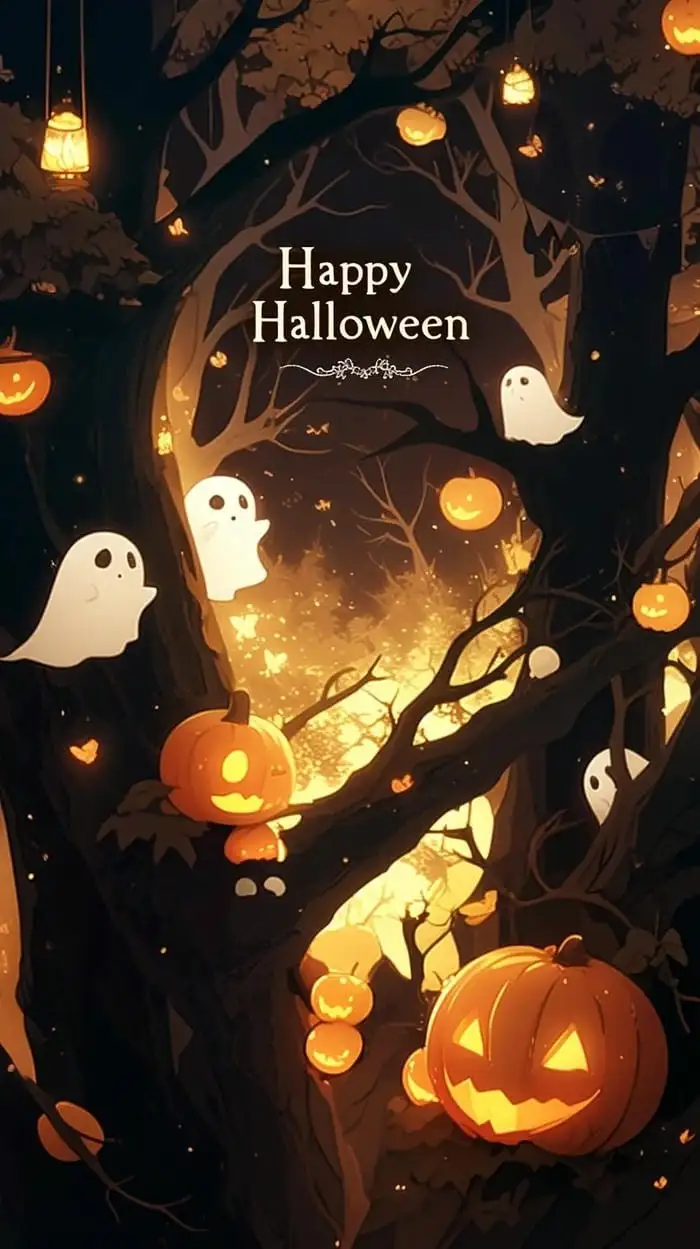 hình nền halloween trốn tìm kinh dị 