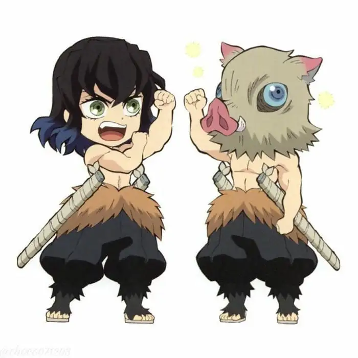 2 inosuke chibi cute