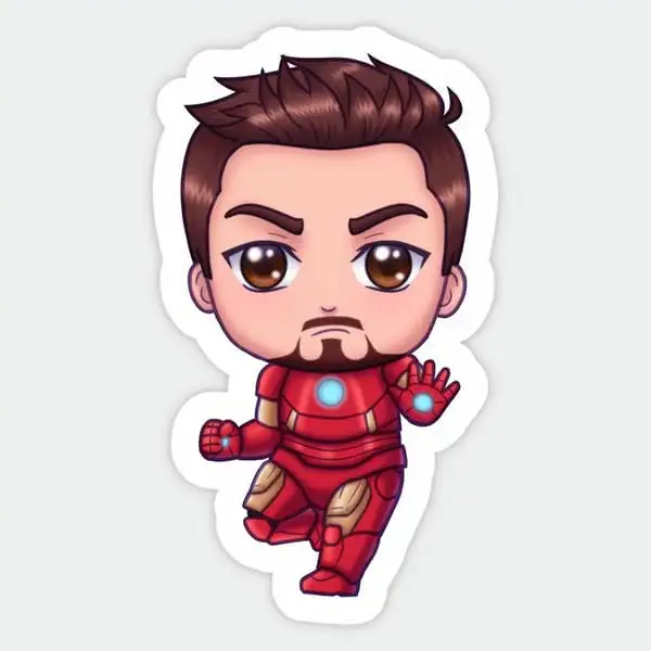 avatar chibi iron man chạy