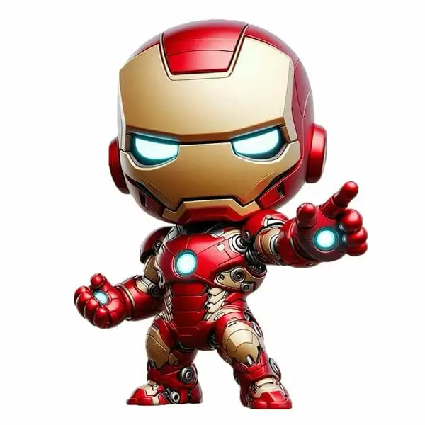 hình iron man chỉ chibi