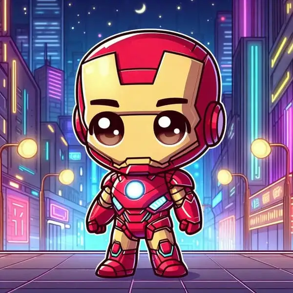 iron man chibi cute