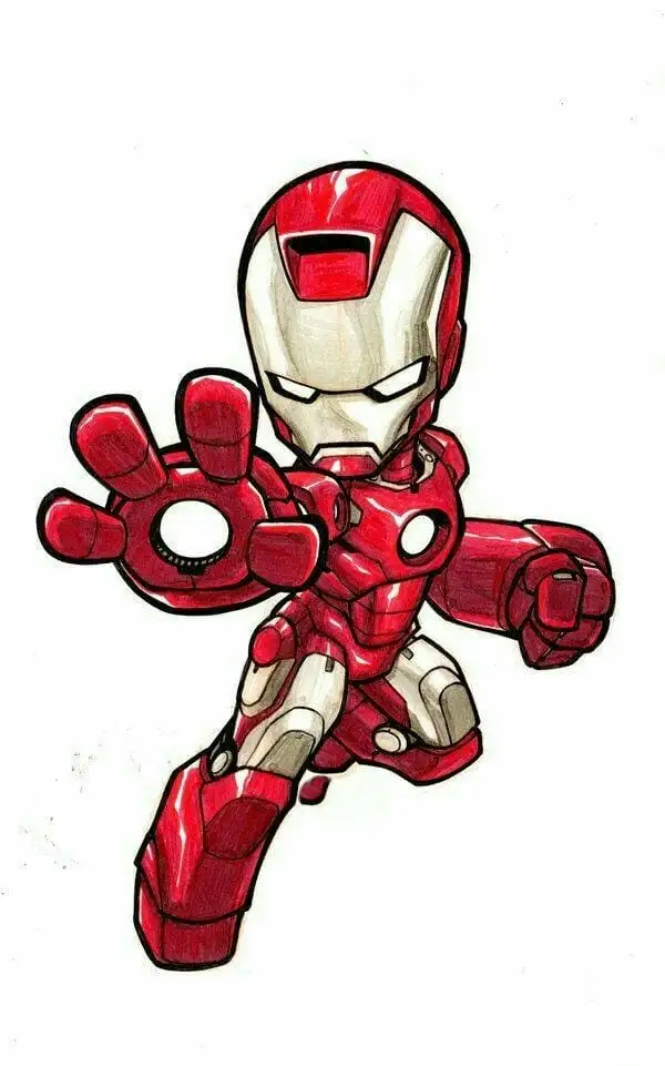 chibi iron man ra chưởng