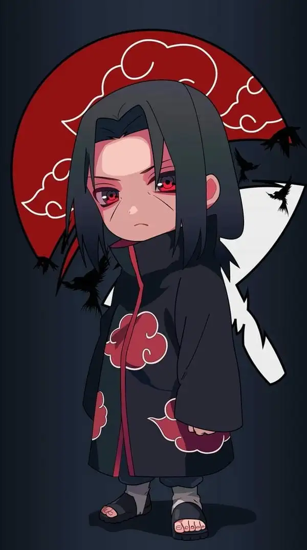 hình nền itachi uchiha chibi