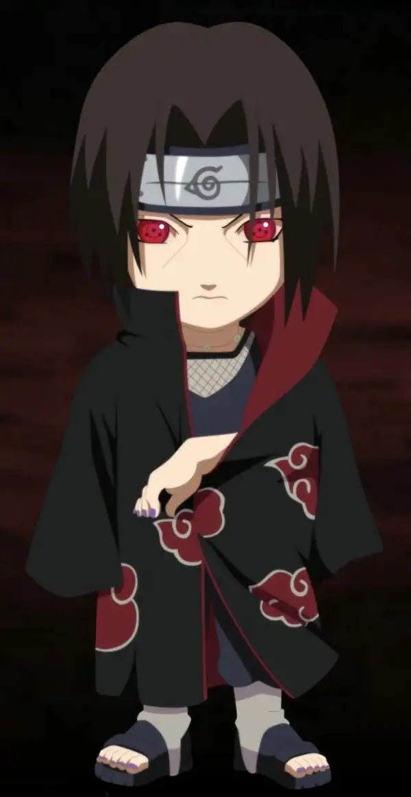 chibi itachi trong bóng tối