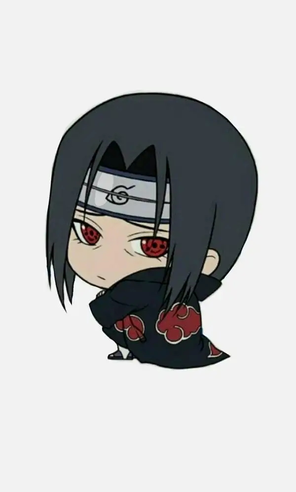 itachi uchiha chibi lườm