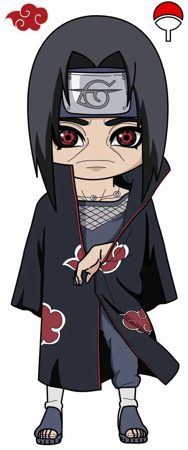 uchiha itachi chibi buồn