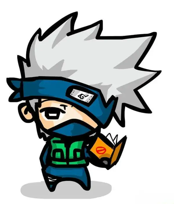 ảnh kakashi chibi vẽ