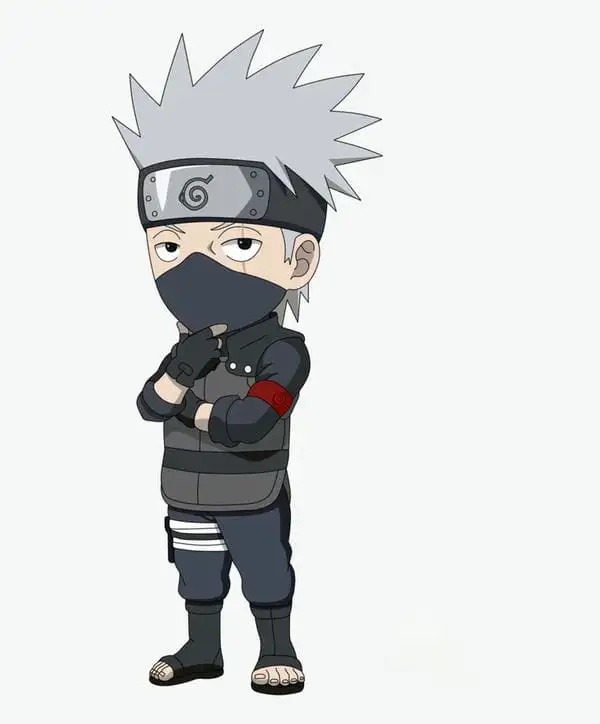 kakashi chibi khoanh tay