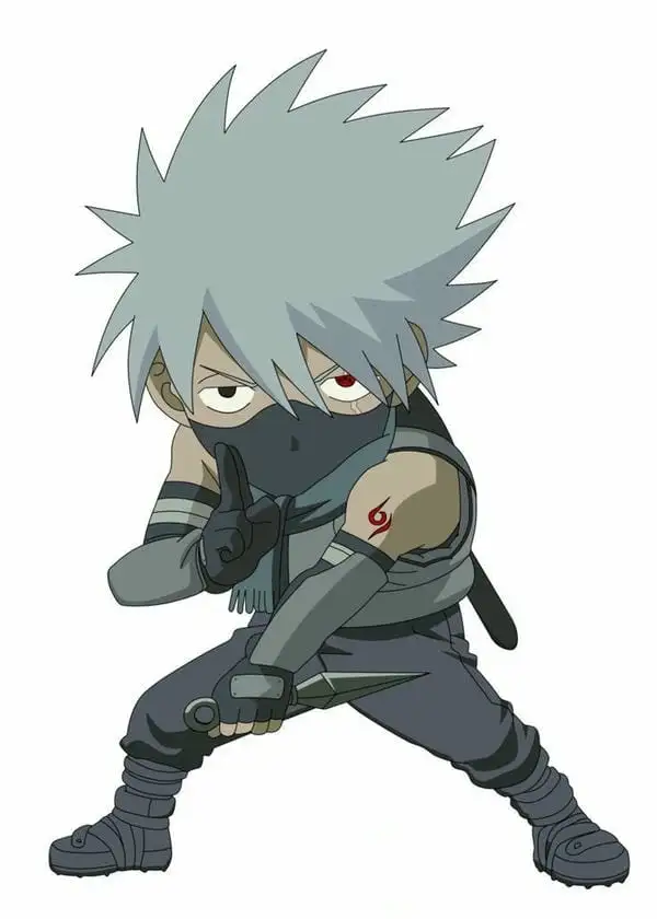 kakashi chibi tập võ