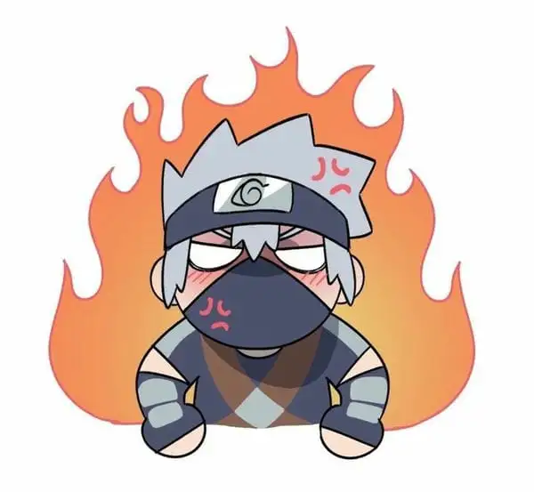 chibi kakashi tức giận