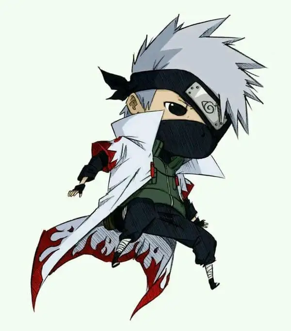 ảnh kakashi nhảy trên cao chất 