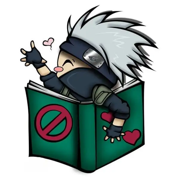 ảnh kakashi trong cuốn sách 