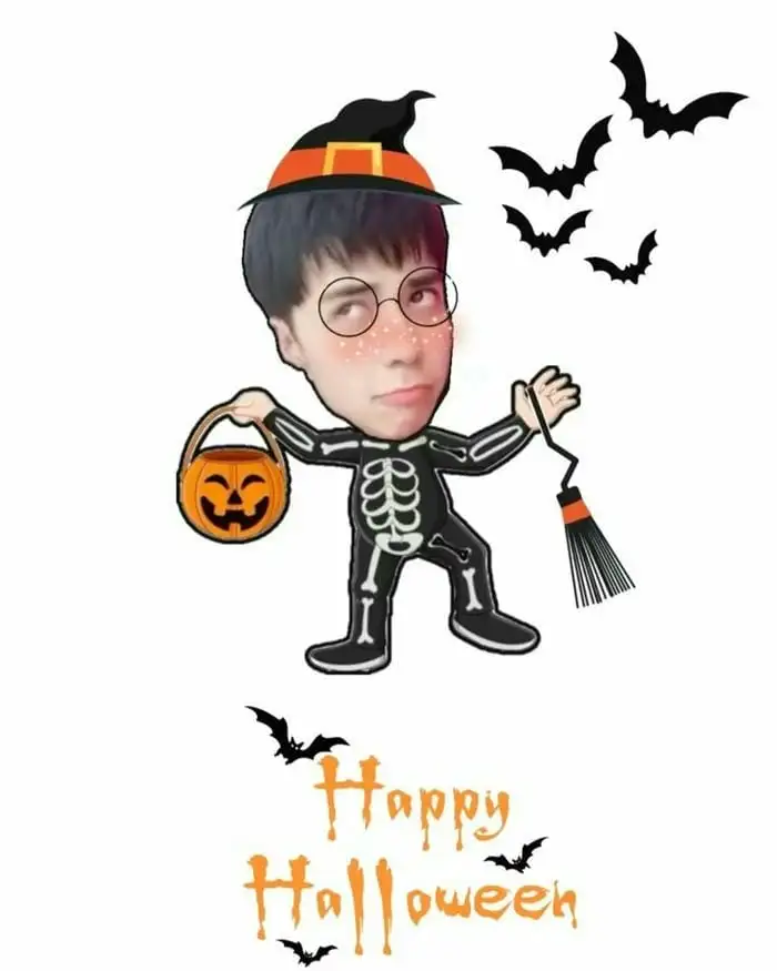 quang hùng masterd chibi halloween