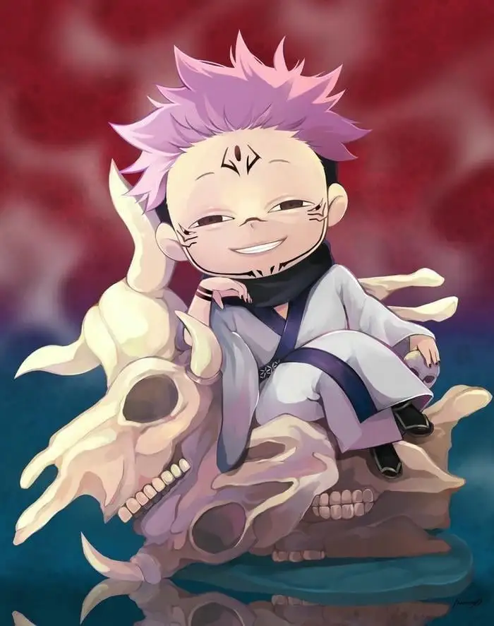 sukuna chibi chill