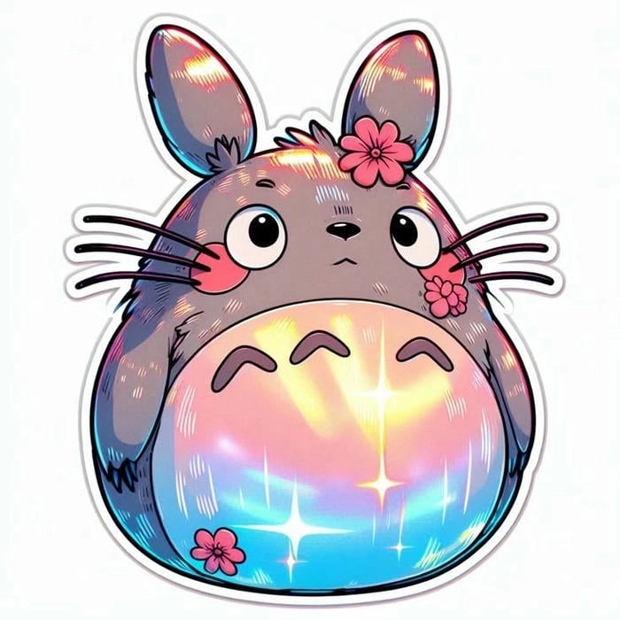 Hình vẽ Totoro chibi