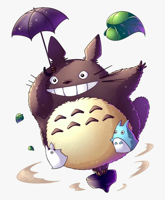 Hình nền Totoro chibi dễ thương