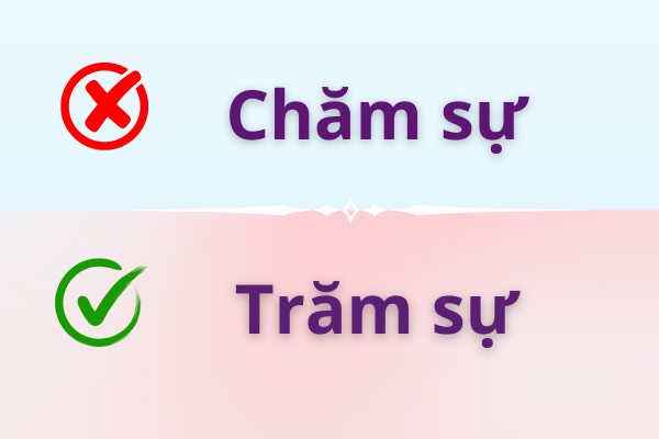 chăm sự hay trăm sự