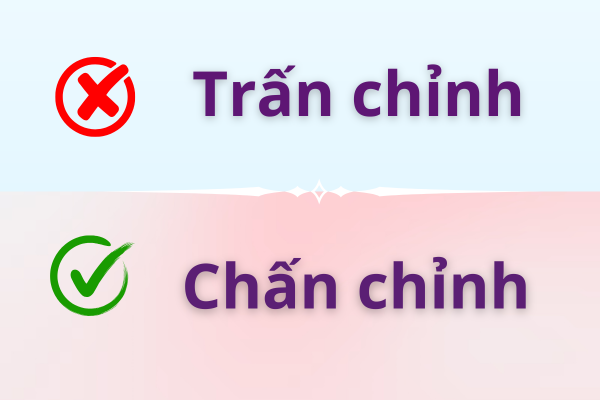 Chấn chỉnh hay Trấn chỉnh