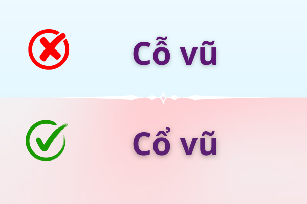 Cổ vũ hay cỗ vũ