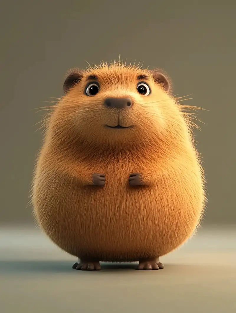 động vật capybara chibi cute 