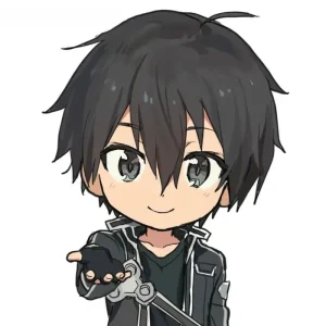 chibi kirito xòe tay