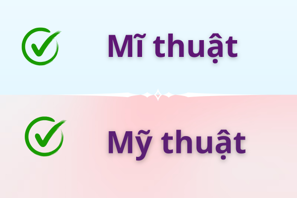 Mỹ thuật hay mĩ thuật