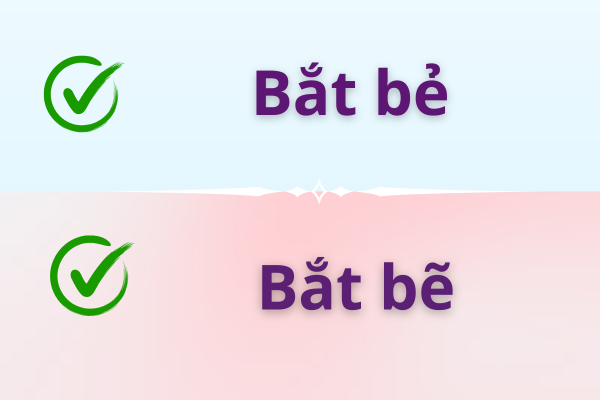 Bắt bẽ hay bắt bẻ