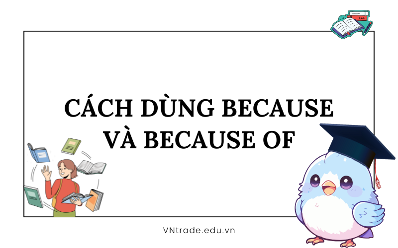 cách dùng because và because of