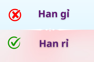 Han rỉ hay han gỉ