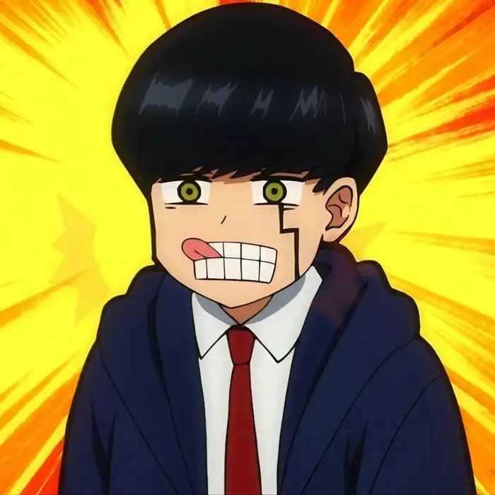 mashle lè lưỡi chibi 