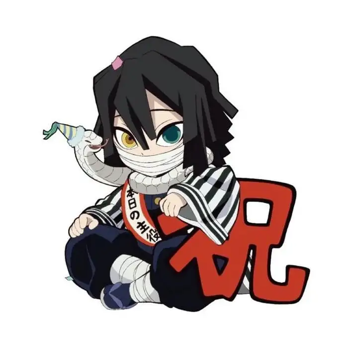 ảnh obanai và chữ chibi 