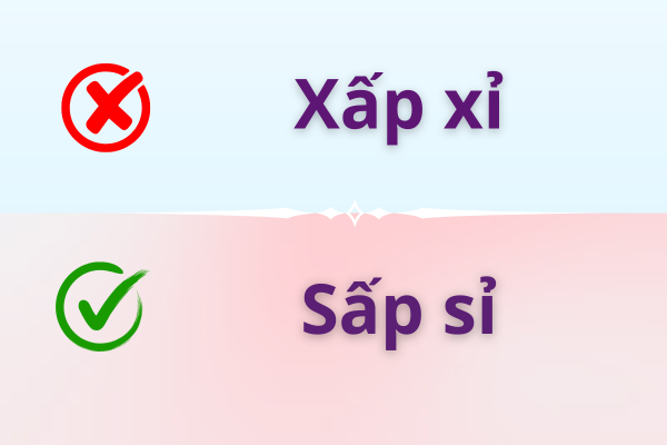 Xấp xỉ hay sấp sỉ